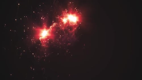 Fond d'animation de lumières jaunes scintillantes