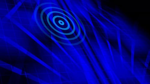 Blauer Farbhintergrund mit 3D-Technologie