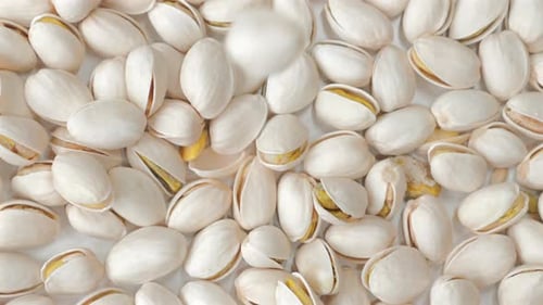 Overhead Shot of Fresh Pistachios