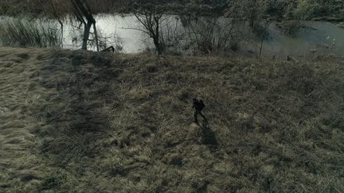 Kyiv Ukraine. Soldier during combat operations. downed military pilot.