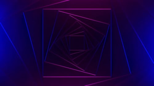 Dark background with repetitive light running in a circle in the animation