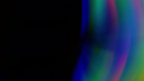 Colorful Abstract Shapes Blend Seamlessly on a Dark Background