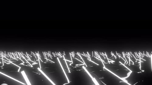 White stripes in thin stripes in animation that sway in different directions