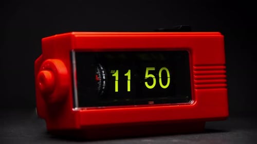 Flip Clock with Time Passing