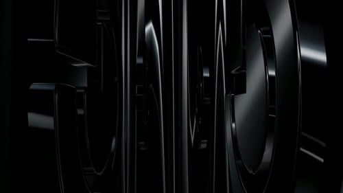 Sleek Modern 3D Glossy Logo Reveal Animation