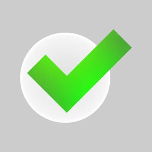 Modern Checkmark Circle Reveal Animation