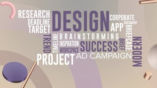 Design Tags Typograpy, creative, modern, inspration, timeline, animation Concept Background