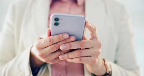 Close Up of a Smartphone in Use