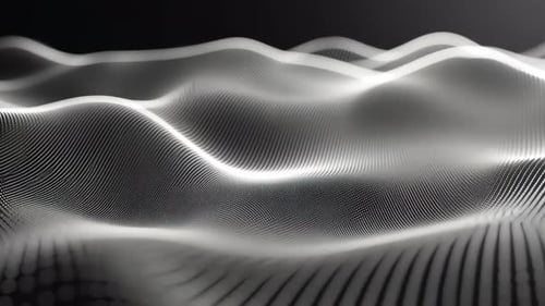 White, black and shades of gray colors environment, with dotted patterns in the background