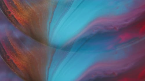 Paint Fluid Blend Flowing Ink Particles Water Art