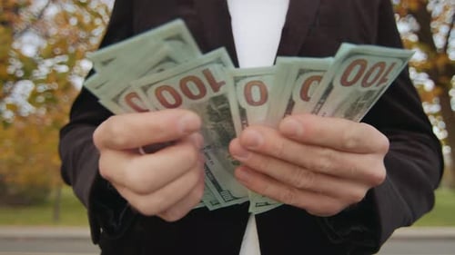 Person Counting and Putting Money in Pocket