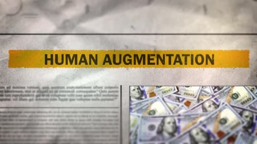 Grunge News Headline Text Reveal with Highlight Bar