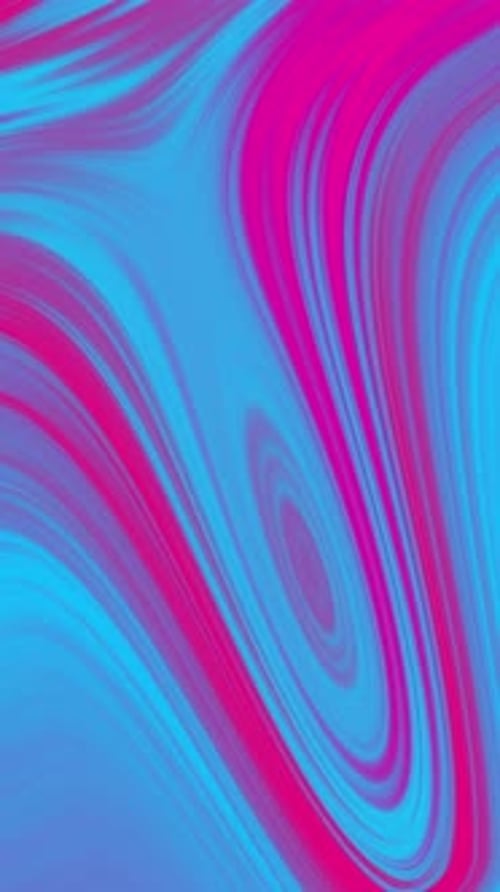 Remolinos abstractos animados de fondo vertical de color rosa y azul: un arte digital