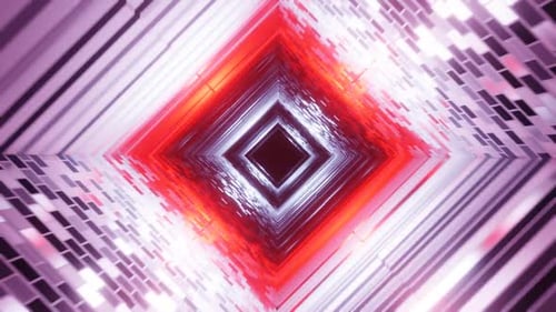 Red and BlueTunnel Background VJ Loop 2