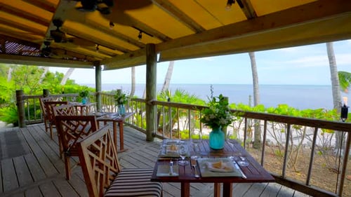 Tropical Restaurant Patio