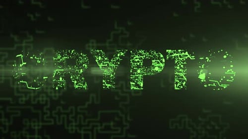 Crypto - Digital Text Animation
