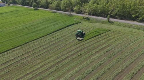 Tondage par tracteur