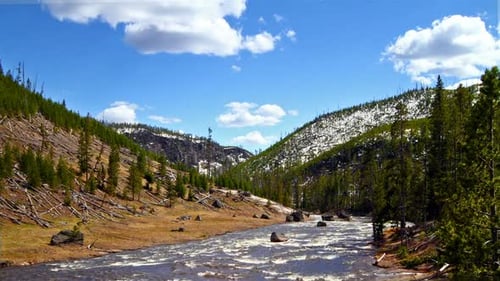 Mountain River, Time Lapse Beautiful