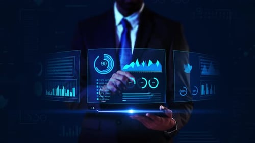 Futuristic User Interface Visual HUD and Infographic Elements Virtual Display HUD Circles