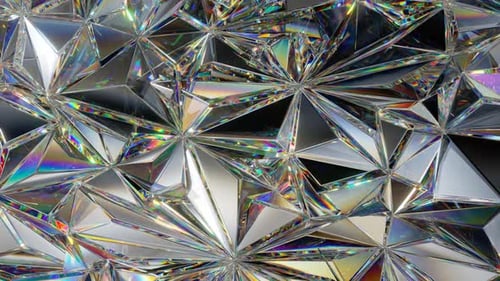 fundo cristalizado abstrato iluminado com luz