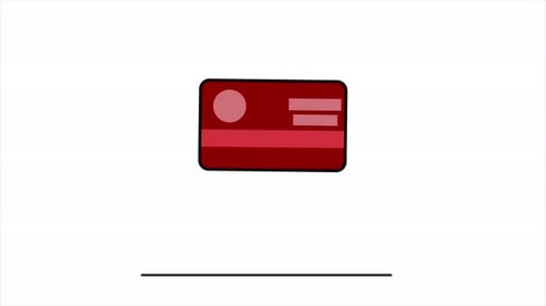 Rote Bankkarte 4K