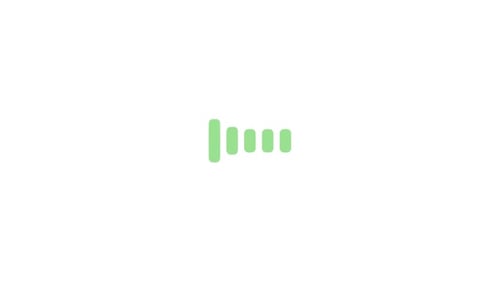 Animationsvideo zum Symbolsymbol wird geladen