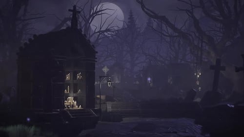 Dark Cemetry Graveyard