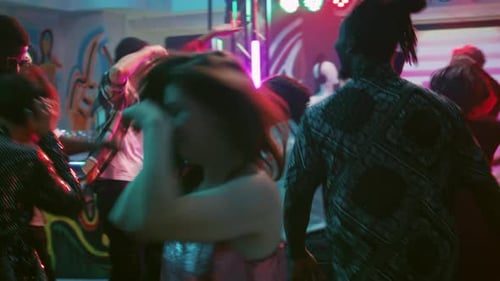 Diverse People Enjoying Night at Club