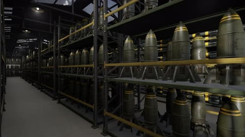 Military Bomb and Ammunition Storage Warehouse