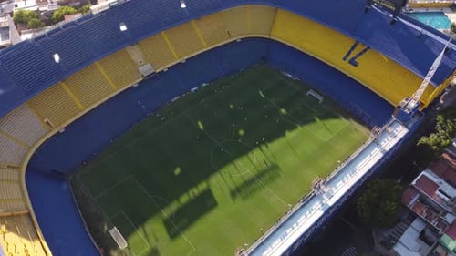 Boca Juniors Bombonera stadium Buenos Aires Argentina aerial