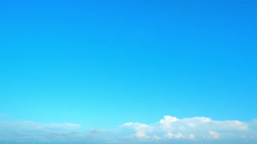 Blue Sky with Clouds in Natural Light