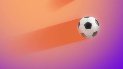 Dynamic Sports Balls Passing Loop Background