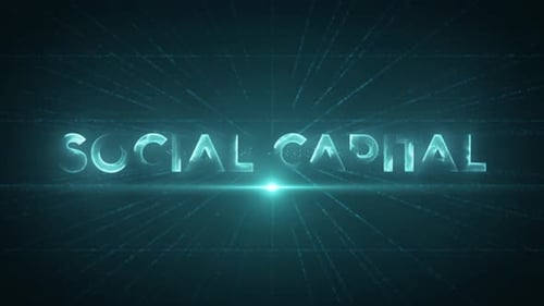 Social Capital 4K Digital Data Text