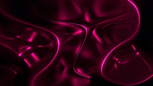 Pink Abstract Mystical Liquid Metallic Background Vj Loop In 4K