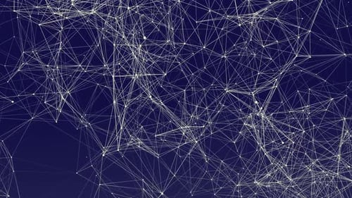 Plexus Background: Abstract Digital Data Network connection technology Plexus Business 4k Loop. 6124