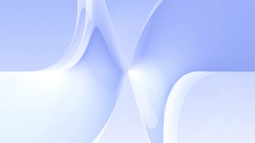Abstract Fluid Blue and White Wave Background Motion