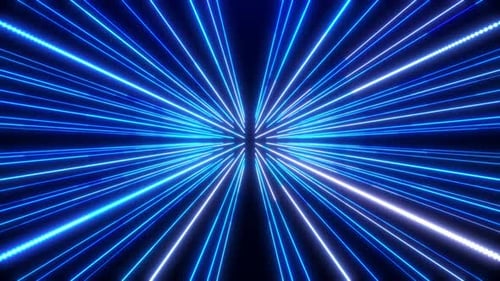 Futuristic Abstract Blue Light Speed Motion Background