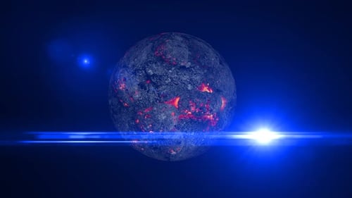 Lavaplanet und Weltraum