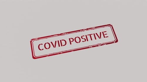 COVID POSITIVE Stamp