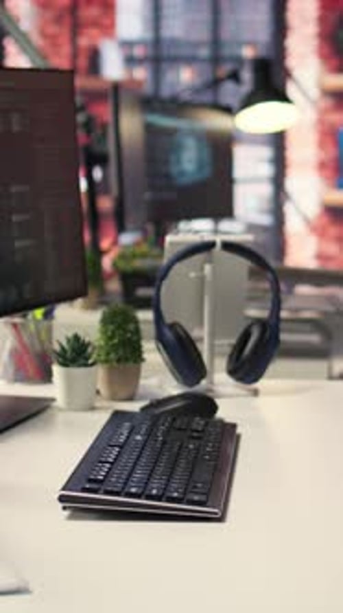 Vertical Video Machine Learning Projects Running on Desktop Filled with AI Data
