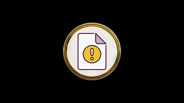 Paper File Circle Icon Loop, Backgrounds Motion Graphics ft. Paper File ...