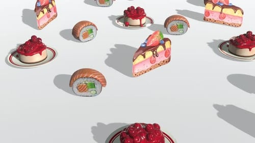 Cute Food 4k