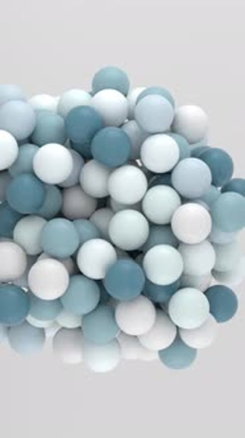 Größe von blauen Bällen ändern