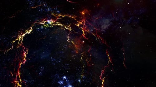 nebulosas, uma coleção de nuvens de nebulosas no universo e estrelas