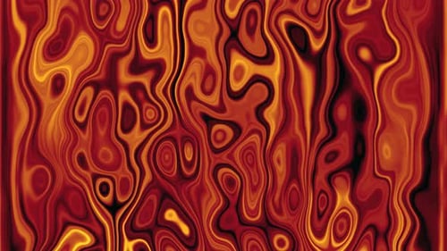 Abstract Background with Flowing Patterns in Bright Warm Colors