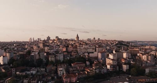 Galataturm in Istanbul, Türkei