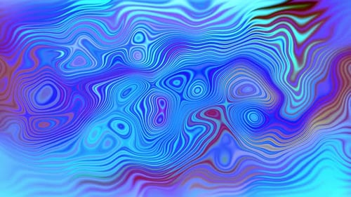 fond de mouvement Smooth Liquid Waves à dégradé bleu abstrait