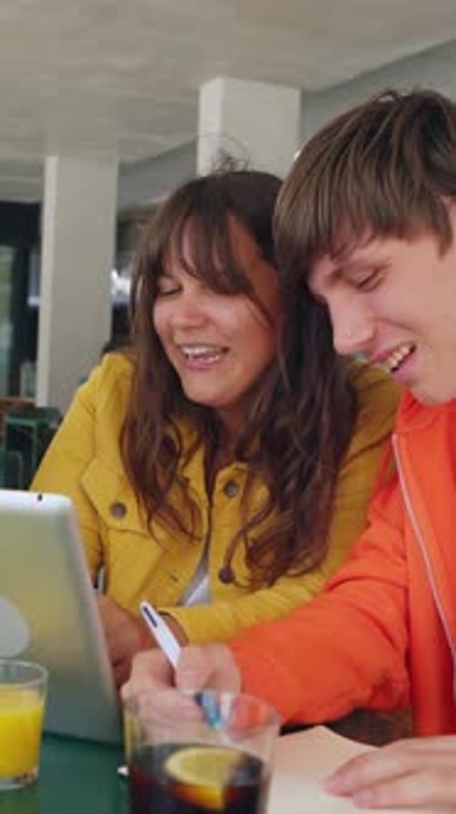 Diverse Group of Exchange University Student People Studying Together at Campus