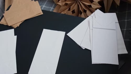 Crafting Paper Bags with Glue Gun