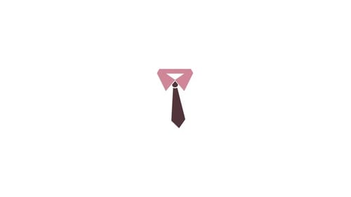Minimalist Corporate Shirt and Tie Icon Animation